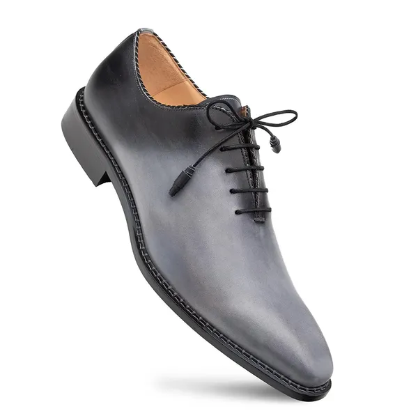 Mezlan Shoes Barbaro Two Tone Oxford GRY/BLK