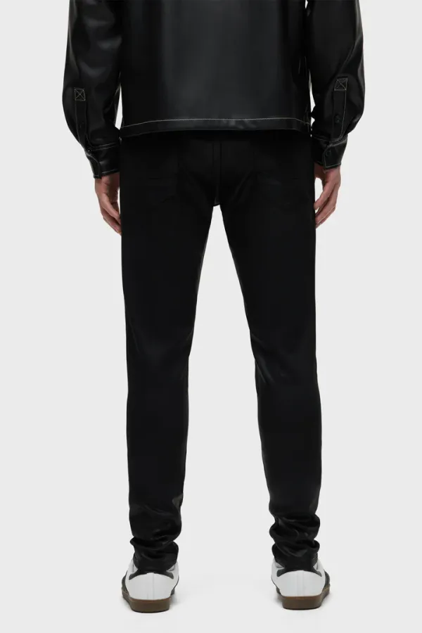 Hudson Jeans Zack Skinny Jean Black Wax