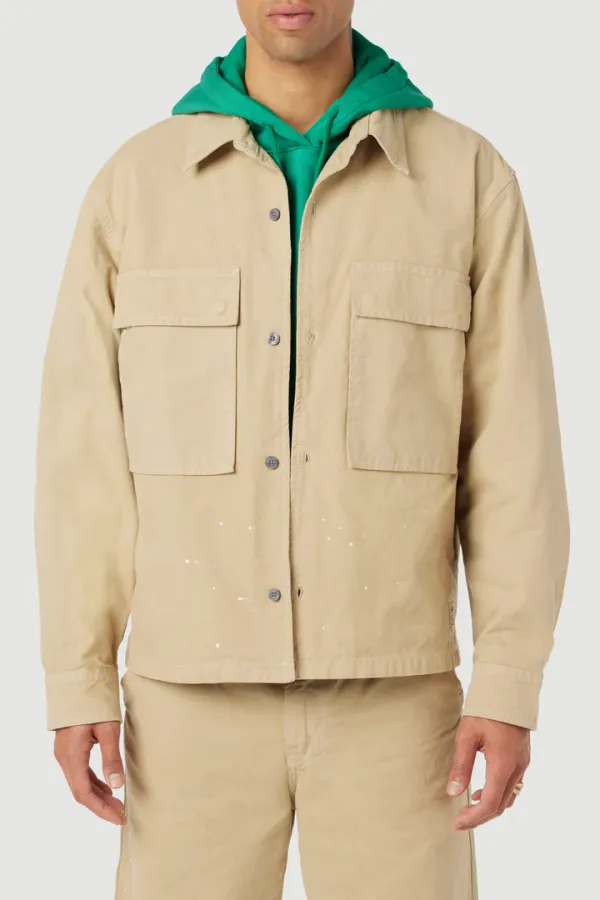 Hudson Jeans Shirt Jacket KHAKI