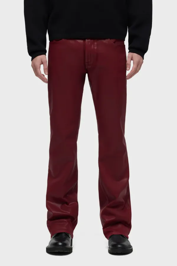 Hudson Jeans Walker Kick Flare Jean RED WAX