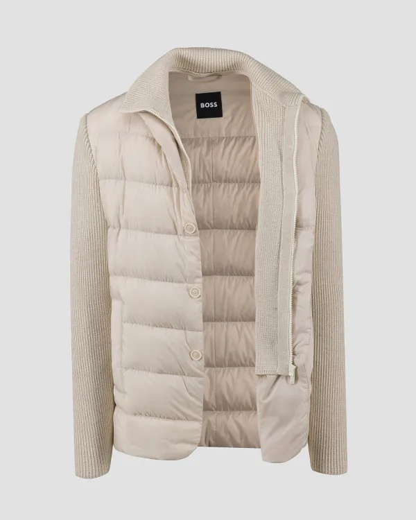 Hugo Boss Men’s hybrid jacket- WHITE WHITE