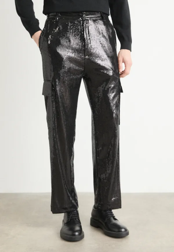 Hugo Boss GRADY - Cargo trousers BLACK