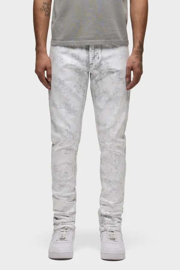 Hudson Jeans Zack skinny jean White Shatter