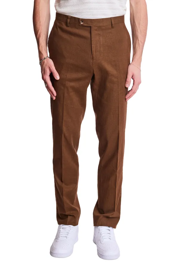 PAISLEY & GRAY Downing Pants - Brown Slim Fit
