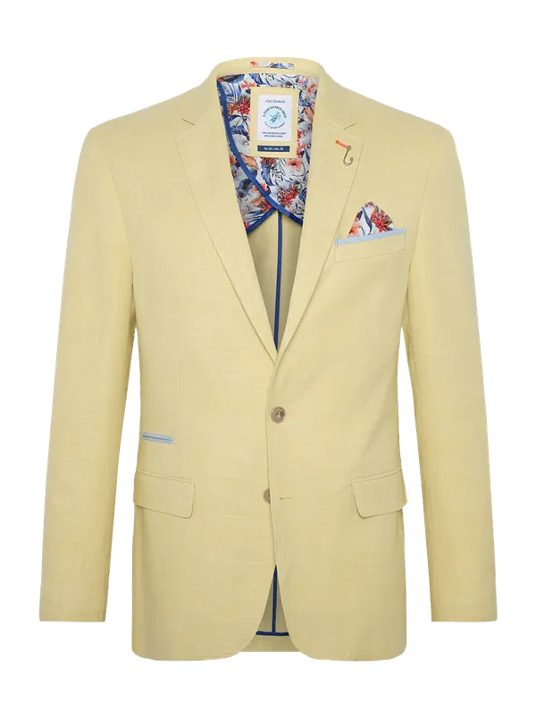 A Fish Named Fred Yellow Sport Coat Yellow