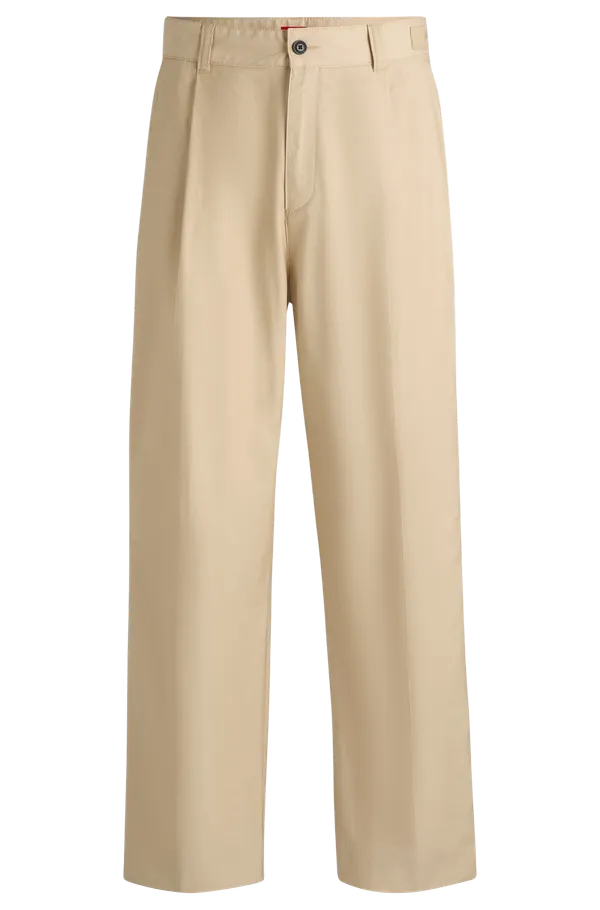 Hugo Boss Relaxed-fit trouser Beige