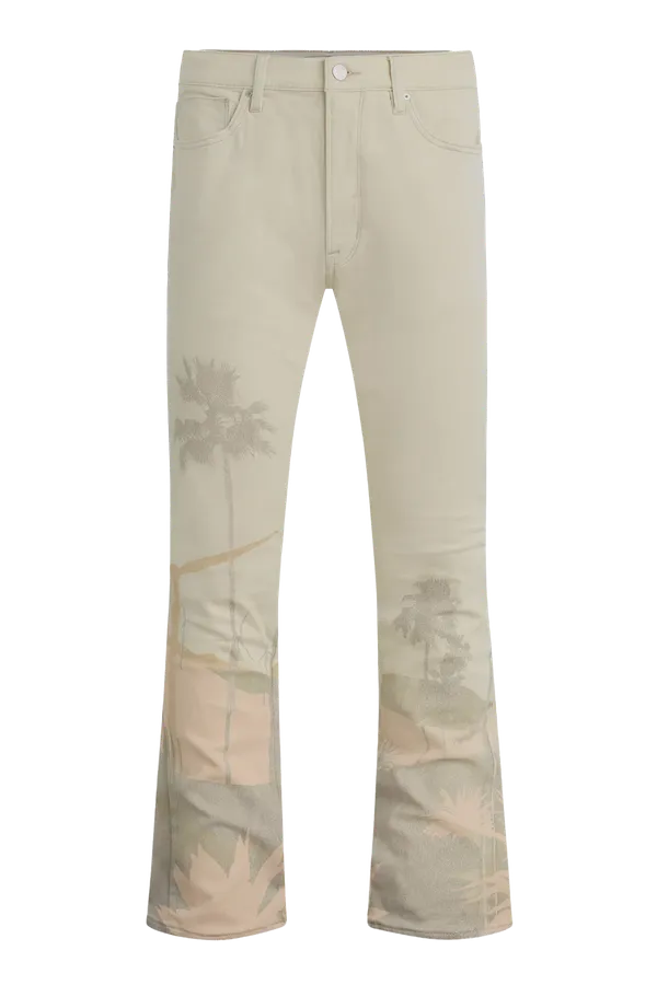 Hudson Jeans Walker Kick Flare Pant natural desert