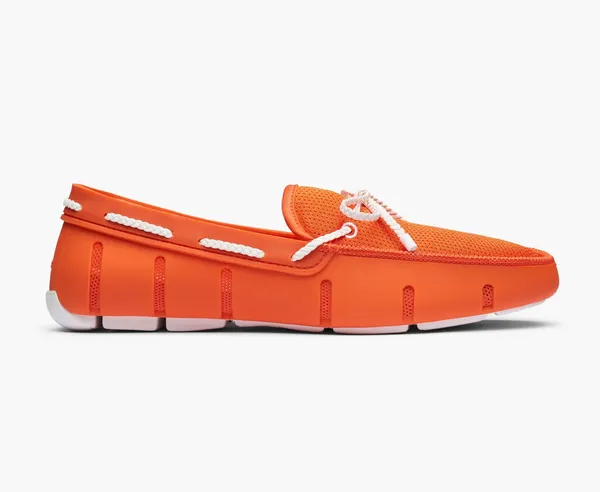 Zanella Clothing Braided Lace Loafer orange