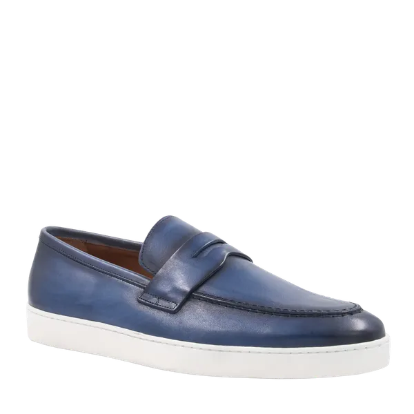 Bruno Magli Shoes Prato Slip-On Loafer - Navy