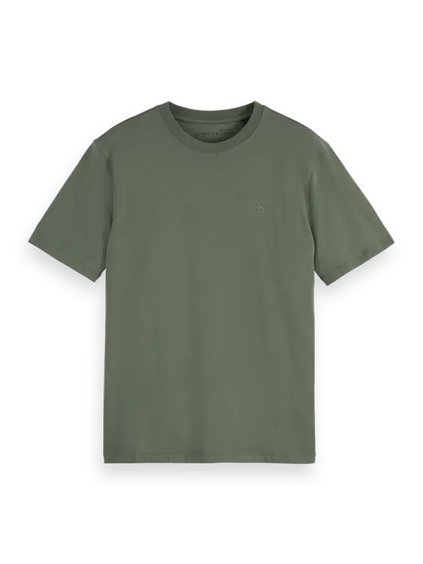 Scotch & Soda Regular-Fit Logo T-Shirt Dark Green