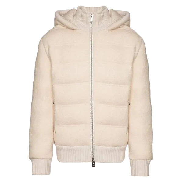 Hugo Boss C-Emanco Relaxed-Fit Wool Jacket WHITE
