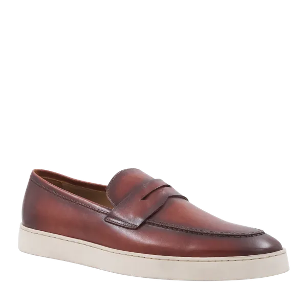 Bruno Magli Shoes Prato Slip-On Loafer - Cognac