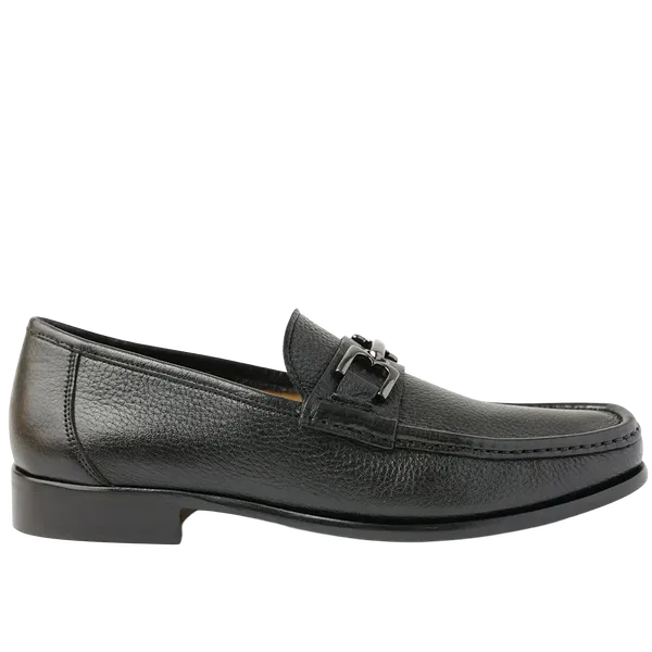 Bruno Magli Shoes Trieste Leather Moccasin Black