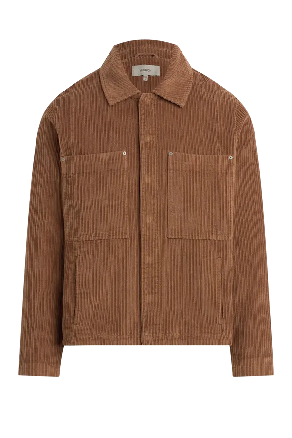 Hudson Jeans Corduroy Work Jacket W/ Lining Toffee
