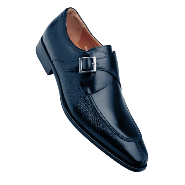 Mezlan Shoes Pego Monk Strap Blue