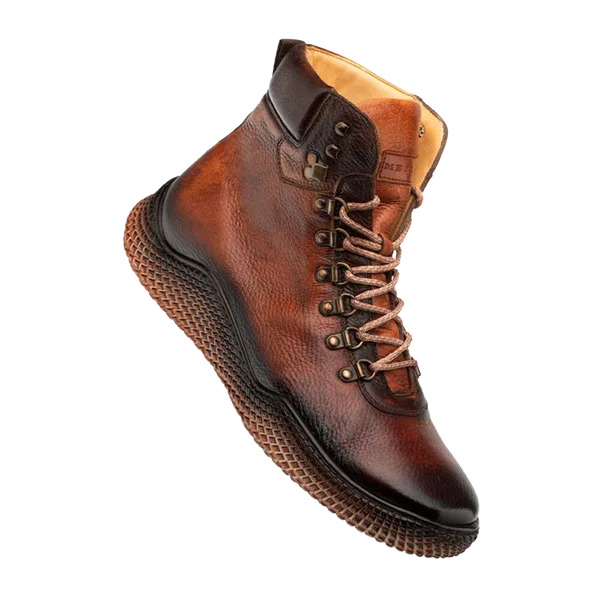 Mezlan Shoes Sunset Speed Lace Deer Boot BROWN