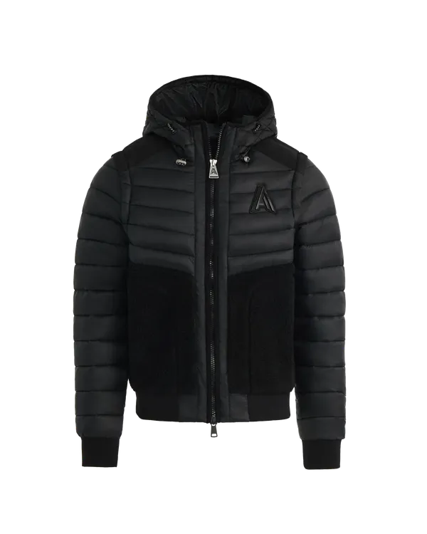 Alpenhaus Outerwear 2-in-1 Lightweight Puffer Black