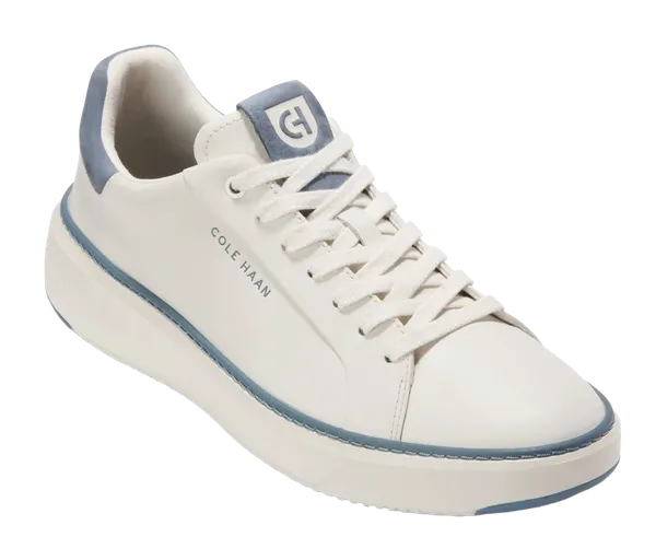 COLE HAAN Men's GrandPrø Topspin Sneaker ivory/navy