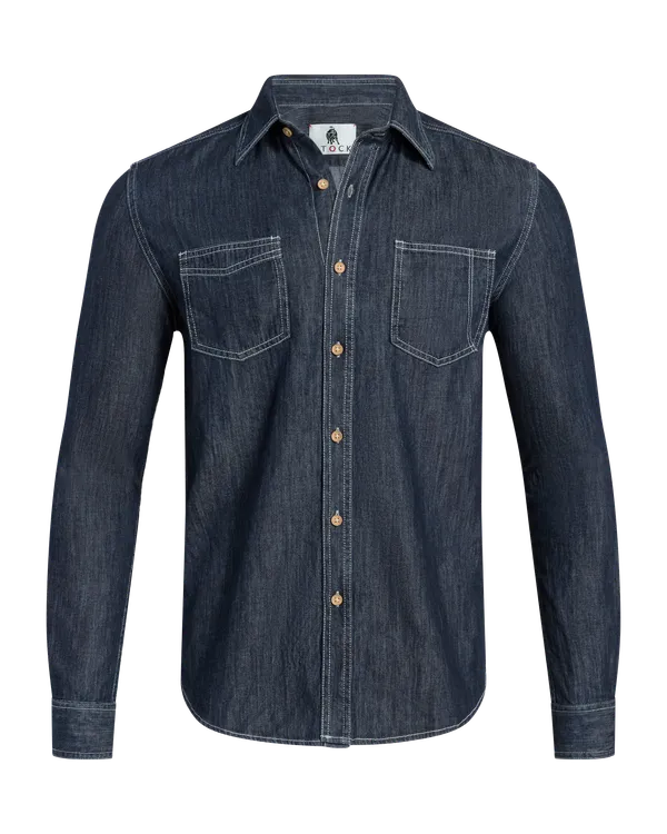 Stock Collection Johnny Shirt Black