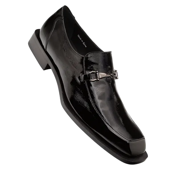Mezlan Shoes Accola Textured Slip on Black