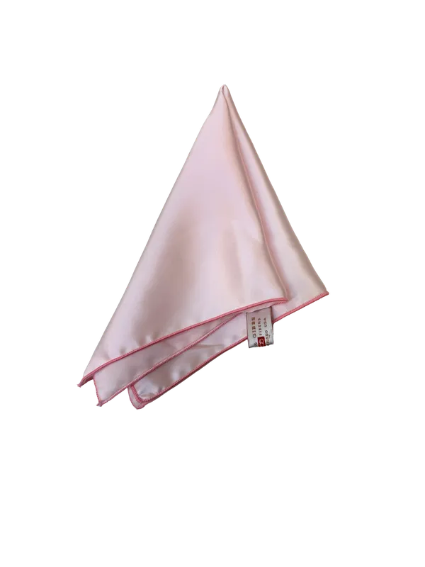 CARROT & GIBBS Silk Pocket Square - Pink