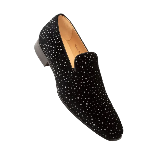 Mezlan Shoes Cosmo Velvet Slip-on Black
