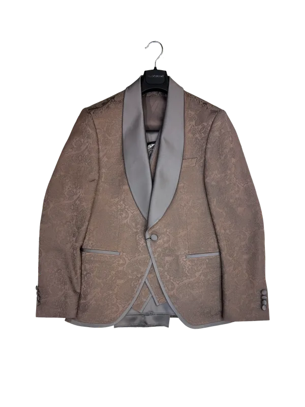 Masculini Shawl Tuxedo - Taupe