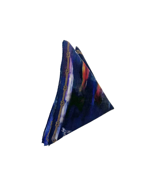 Ruth Graves Designs Silk Blend Neckerchief - Bulls
