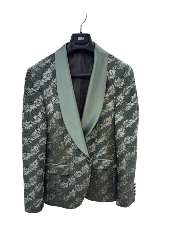 Masculini Shawl Tuxedo- Green GREEN
