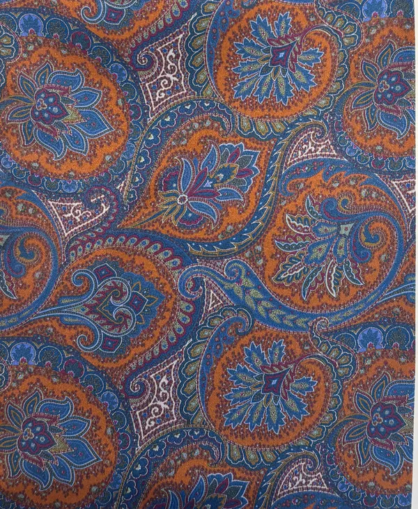 Ruth Graves Designs Blue & Orange Ascot blue/orange