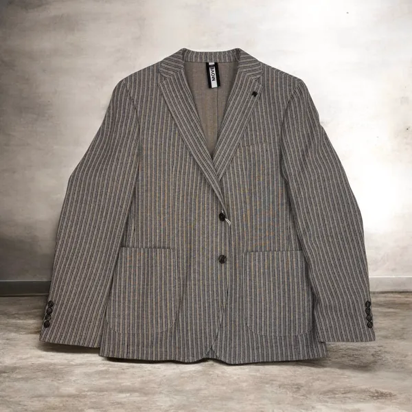 DIGEL Move Jacket- Blue & Brown BLUE/BRWN
