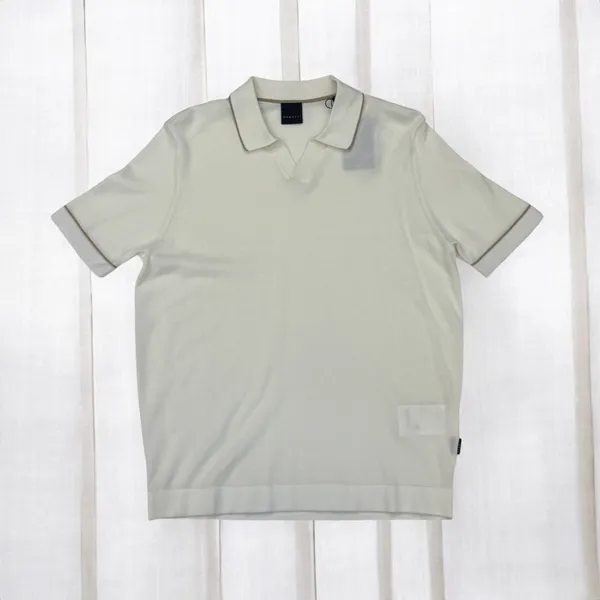 Bugatti Clothing Knit polo shirt- Beige BEIGE