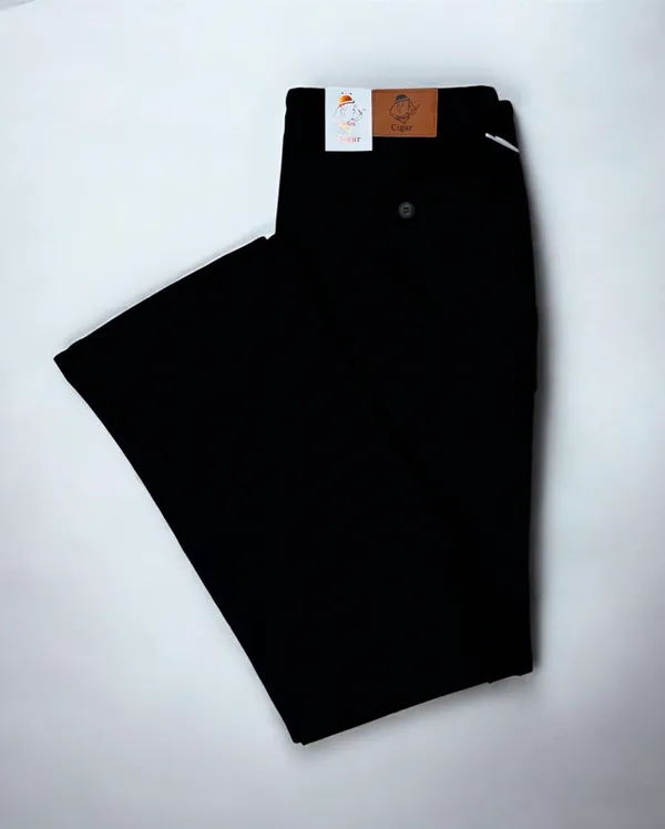 Cigar Couture Stretch Flare Pants- Black BLACK