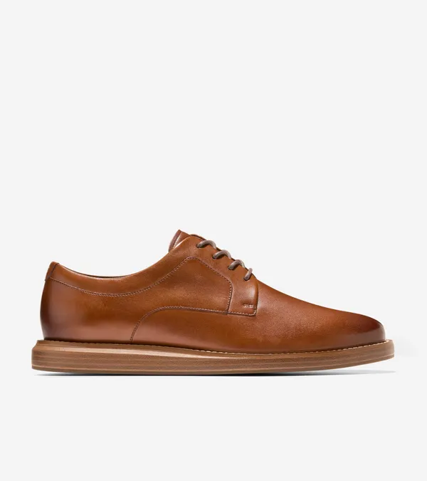 COLE HAAN Men's Grand Neoclassic Plain Toe Oxfords- Tan TAN