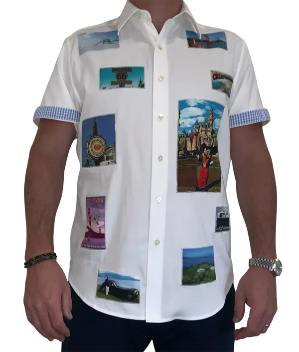 Stock Collection Hollywood Dress Shirt- White WHITE
