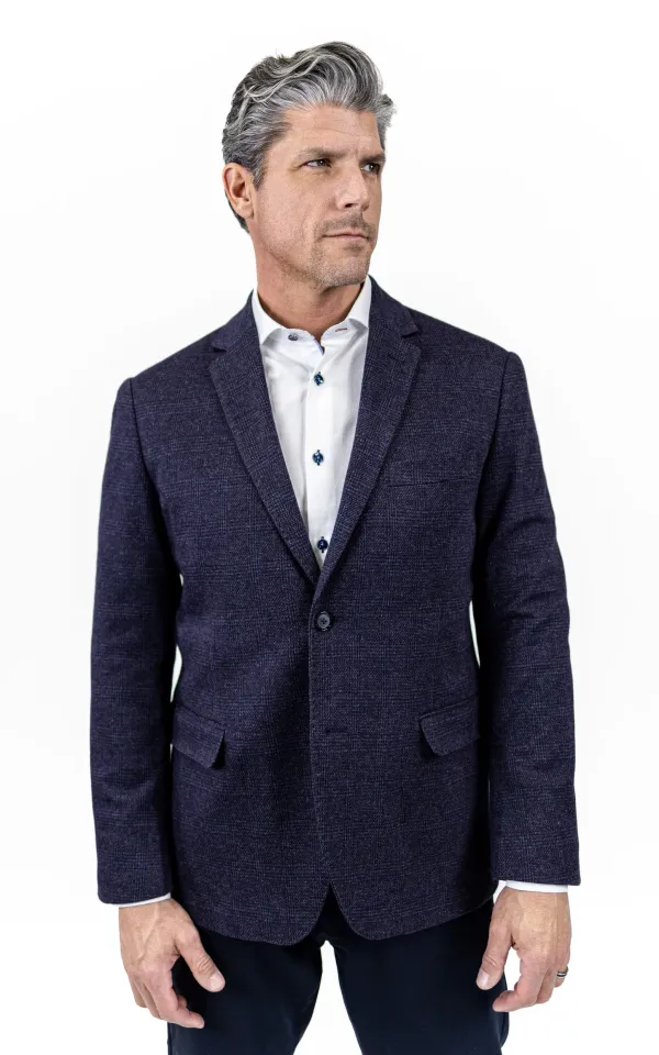7 Downie St. LEONARD SPORT JACKET- Aubergine AUBERGINE