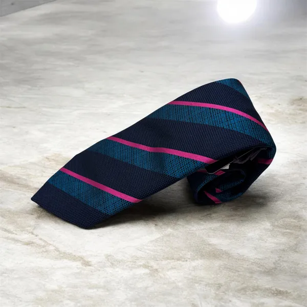Seward & Stern Bold Stripes Tie- Blue BLUE