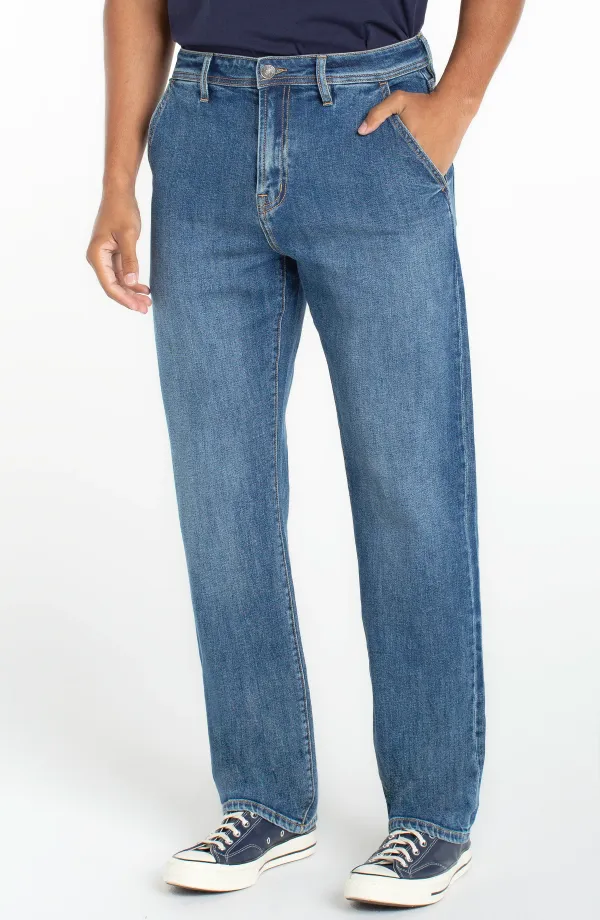 LIVERPOOL JEAN CO Sutton Loose Straight W/ Slash Pockets- Sunmo SUNMO