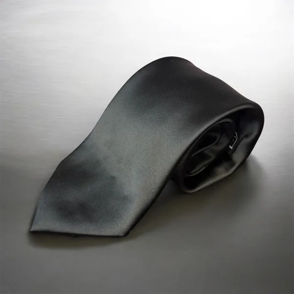 PACIFIC SILK Solid Tie- Black Black