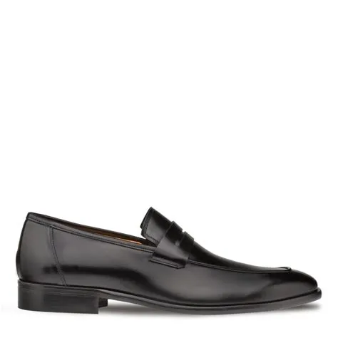 Mezlan Shoes Leather Dress Shoes- Black BLACK