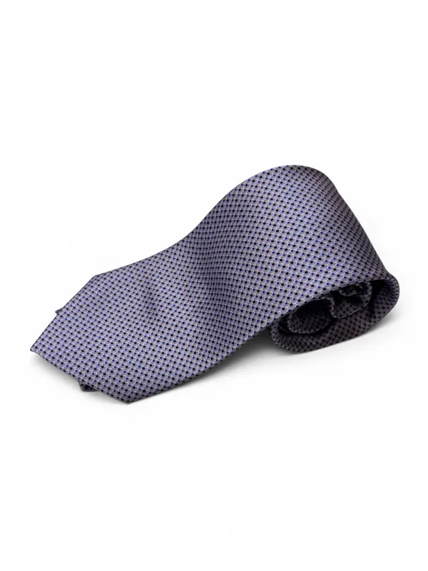 Bruno Piatelli Fishscale Print Tie- Purple PURPLE