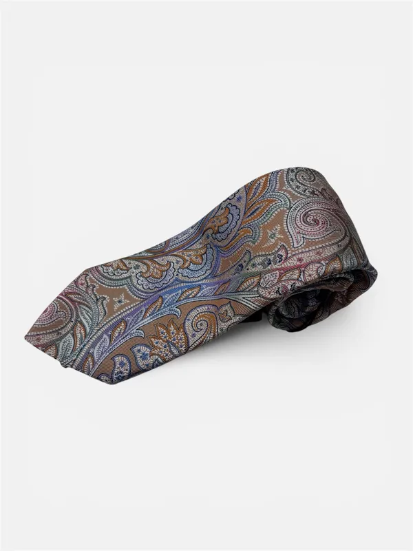 Bruno Piatelli Paisley Print Tie- Mutlicolored MULTICOLORED
