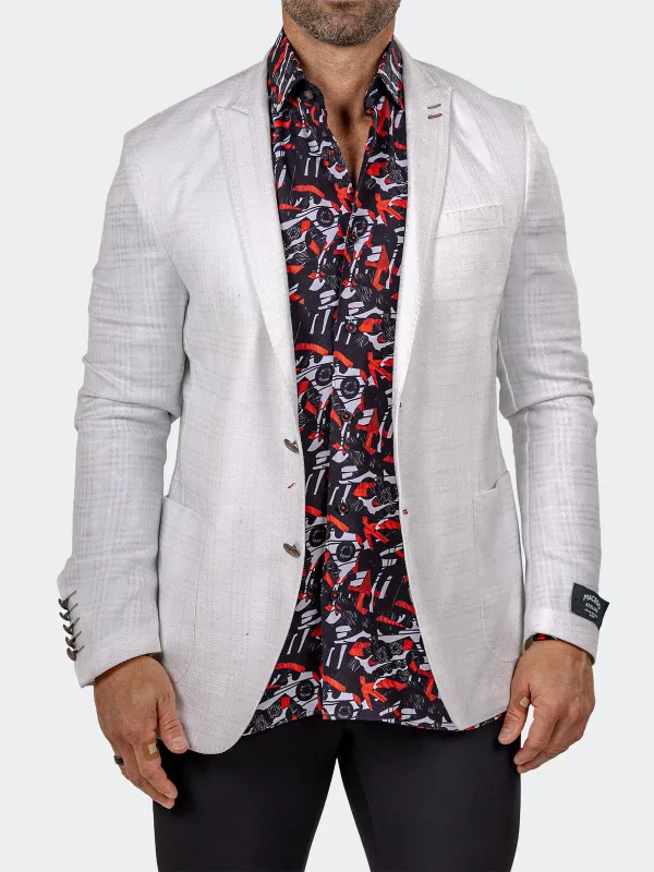 MACEOO Marthyr Blazer- White WHITE