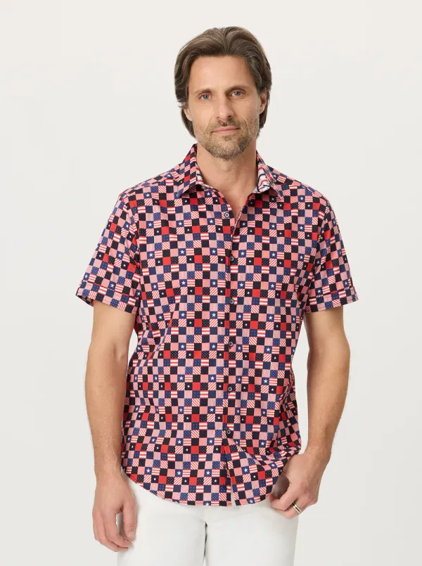 Robert Graham Stars Aligned Button Up- Multi MULTI