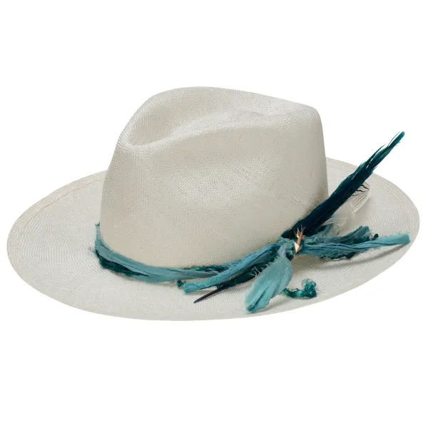 Stetson Hats Blue Lagoon Straw Hat NATURAL