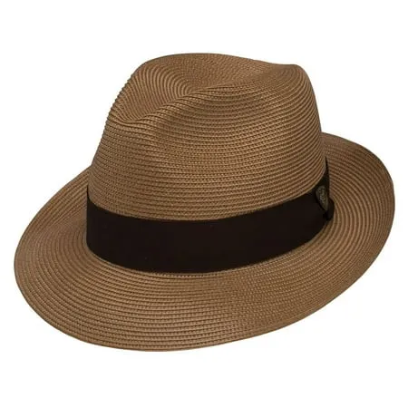 Stetson Hats Milan Straw Hat- Cognac COGNAC