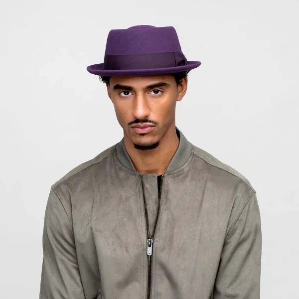 Bailey Hats Darron Wool Hat- Deep Plum DEEP PLUM
