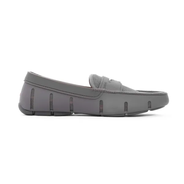 Zanella Clothing Penny Loafer Shoe- Charcoal CHARCOAL