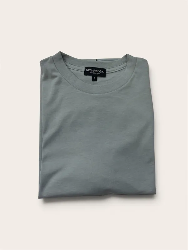 Gionfriddo Made in Italy Short Sleeve T-Shirt- Silver SILVER