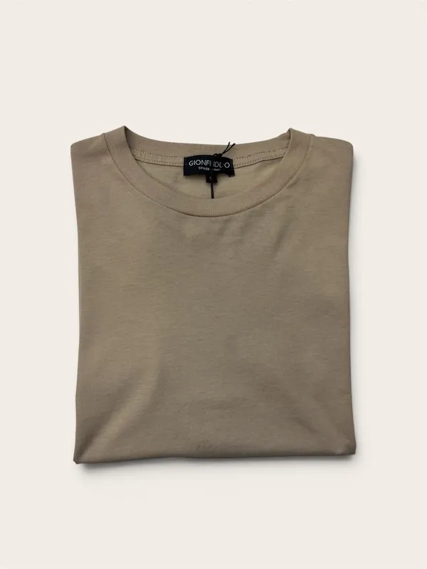 Gionfriddo Made in Italy Short Sleeve T-Shirt- Khaki KHAKI